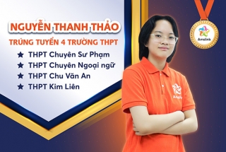 Nguyễn Thanh Thảo - Amslinker trúng tuyển liên tiếp 4 trường THPT hàng đầu Hà Nội